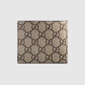 Bee print GG Supreme wallet - Gucci Replica