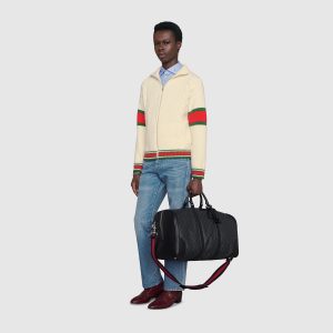 Gucci men's black duffle bag Clearance