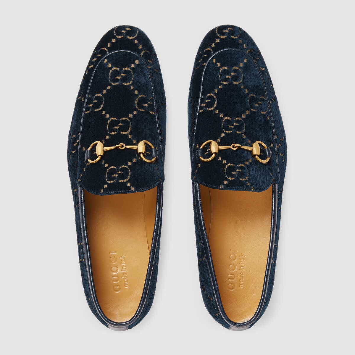 Men's Gucci Jordaan GG velvet loafer Gucci Replica