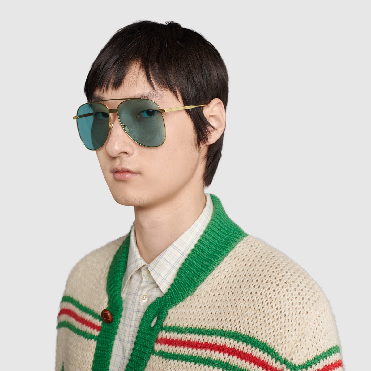 Oversize aviator sunglasses - Gucci Replica