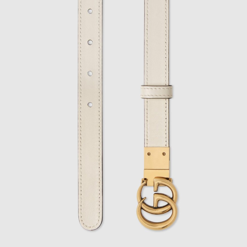 GG Marmont reversible thin belt - Gucci Replica