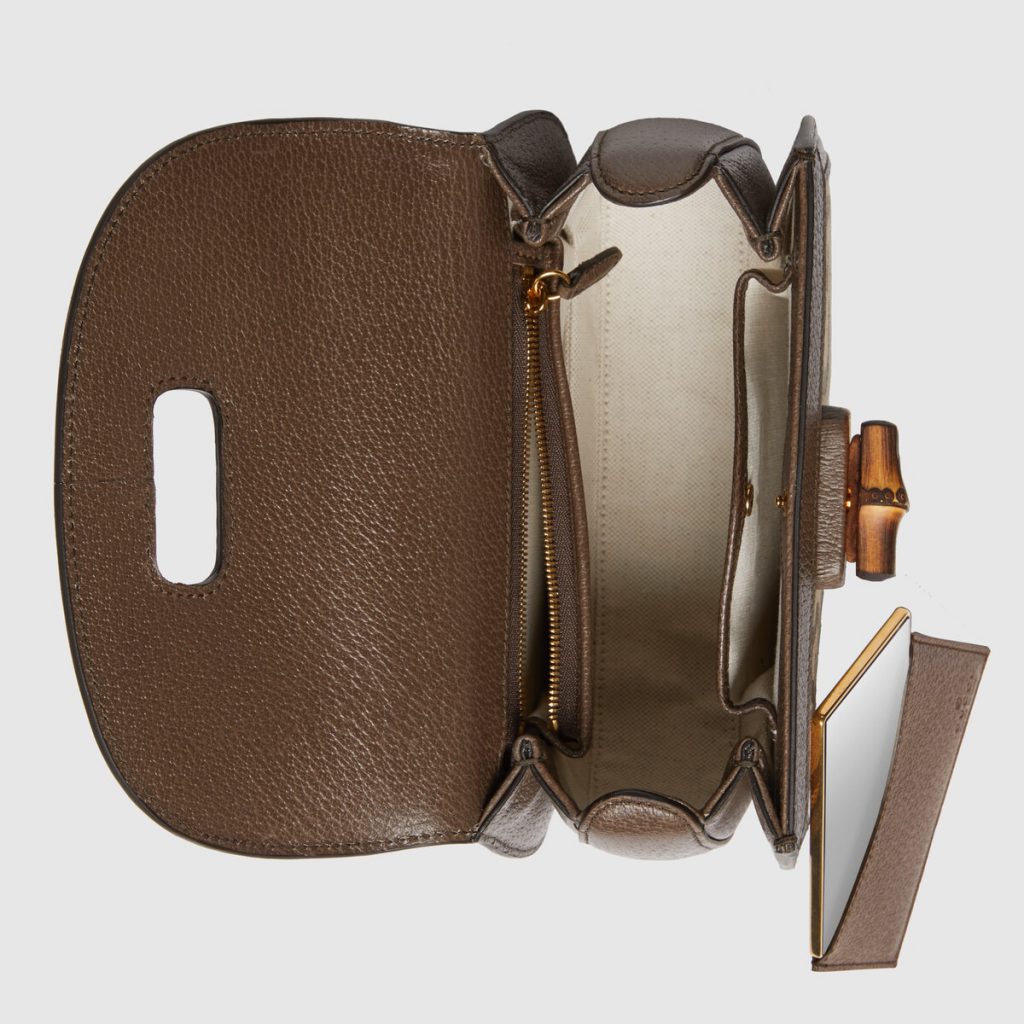 Gucci Bamboo 1947 jumbo GG small top handle bag Gucci Replica
