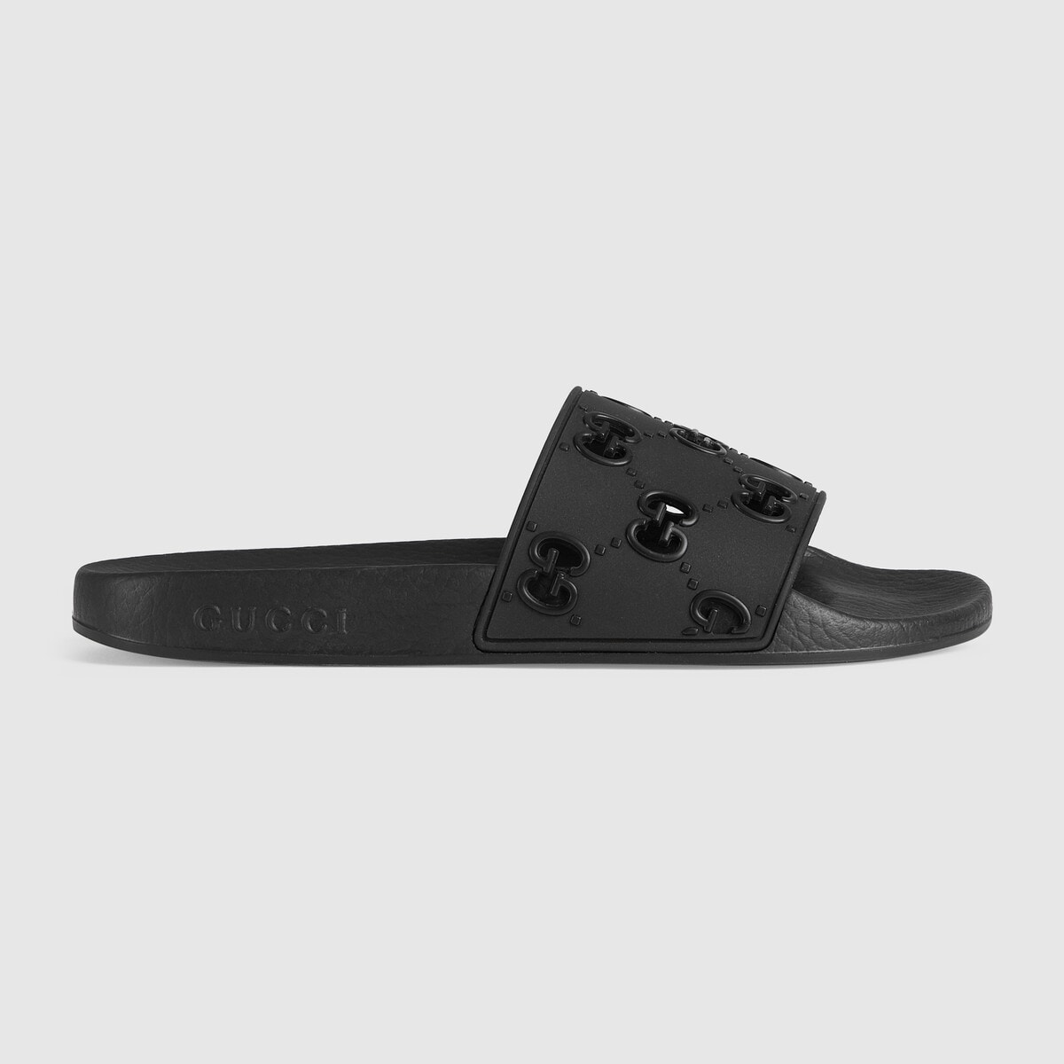 Women's rubber GG slide sandal Gucci Replica